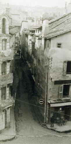La rue du Salut, cliché Georges Breuil (1940)